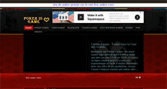 Desktop Screenshot of pokerisgame.com